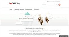 Desktop Screenshot of ilovesales.sg